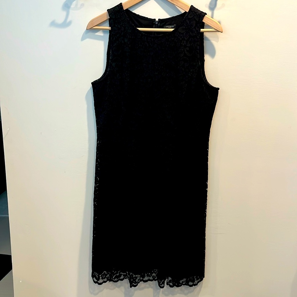 Black Lace Ann Taylor Dress